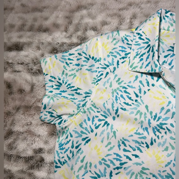 Tournament collection Polo Shirt Women Large Multicolor Light Blue, Yellow - Picture 5 of 12